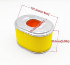 AFZE18 Air Filter Compatible with Honda GX160 GX200 GX140 5.5 HP 6.5 HP Engine Predator Hemi 60363 Coleman Ct200u Bt200x MB165 MB200 159cc 196cc 212 cc 17210-ZE1-505 with Spark Plug