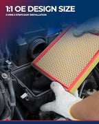 KAX Engine Air Filter, CA6900 Replacement for Nissan Sentra, Rogue, Juke, Rogue, Sentra, 300ZX, INFINITI Q50, FX35, QX70, Q60, FX37, Q70, Q70L, FX50, M56