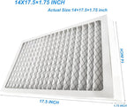 8-Pack 14x 17.5 x 1.75 MERV 13 Dehumidifier Replacement Filter, Compatible with Santa Fe Advance90, Advance120, Advance100, Ultra98H,Honey-Well DR90 & DR120 Dehumidifiers，Easy to Install