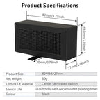 3D Printer Activated Carbon Air Filter Cartridge for Bambu Lab X1C/P1P/P1S/X1/X1E, Air Purifier Filter Replacement, Easy to Install 3D Printer Accessories Ultra-Absorption for 3D Printing Filament