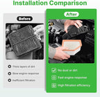 2PCS Engine Air Filter Fit for Nissan Rogue 2021 2022 2023 2024 2025 2026 2.5L Air Filter for My Car Replacement Engine Filter Automotive Accessories# 16546-6RA0A
