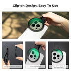 K&F CONCEPT 67mm Clip-on CPL Phone Camera Lens Filter Kit, Circular Polarizer Polarizing Filter Compatible with iPhone 16 15 14 13 12 11
