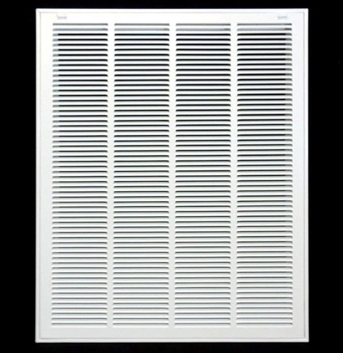 HVAC Premium 20 x 30 Duct Opening Steel Return Air Filter Grille, for 1-inch Filter, Removable Door, Flat Stamped HVAC Vent Cover Grille, Outer Dimensions 22.5 x 32.5