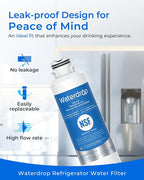 Waterdrop DA29-00020B Refrigerator Water Filter, Replacement for Samsung HAF-CIN/EXP, DA29-00020A/B, DA29-00020B-1, RF263BEAESR, RF28HMEDBSR, RF263TEAESG, RF4287HARS, 3 Filters (Package May Vary)