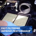 Engine & Cabin Air Filter for CX-5 (2013-2023),Mazda 3 (2014-2018),Mazda 6 (2014-2021).Not Turbo,Replacement for CPJ6X,CP11811, KD45-61-J6X
