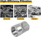 Dia Hose Inlet Suction Strainer Filter, Stainless Steel Water Pump Filter for Garden Irrigation, High Pressure Water Pump, Sprayer & Plumbing Systems (53mm)
