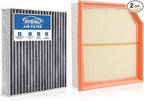 Engine+Cabin Air Filters Set Fit for 2019 2020 2021 2022 2023 2024 2025 2026 Volvo XC40 2.0L Engine Air Filter for My Car Replacement Automotive Accessories 31497285 31474521