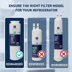 Mist EDR4RXD1 Refrigerator Water Filter Replacement for EveryDrop® Filter 4 – Maytag® UKF8001AXX-200, UKF8001AXX-750, Whirlpool® UKF8001, WHR4RXD1, 4396395 – NSF 42 & 372 Certified