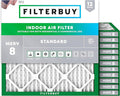 Filterbuy 13.25x13.25x1 Air Filter MERV 8 Essential Dust & Allergy Defense (12-Pack), Electrostatic Pleated HVAC AC Furnace Filters Replacement, Made in USA (Actual Size: 13.25 x 13.25 x 0.75)