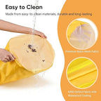 5 Gallon Filter Bag, 5 Pack Mesh Filter Bags with Handle 25-220 Micron Bags for Hydroponics, Brewing, Gardening, Reusable Straining Bag with Filter Screen and Storage Pouch