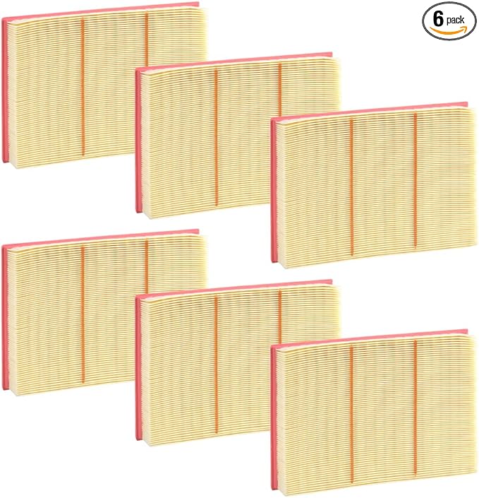 Doc's Diesel Engine Air Filter 6-Pack DPA10564-6 | Compatible with Nissan Titan XD 5.0L Cummins 2016-2019 | Replaces 16546-EZ40A
