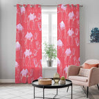 2 Panel Kitchen Cafe Curtains, Desert Camel Sunlight Filtering Nature Air Through, Home Decor Window Covering Tier Curtains for Living Room 80W x 84L inch Summer Sand Camel Animal Vintage Pink