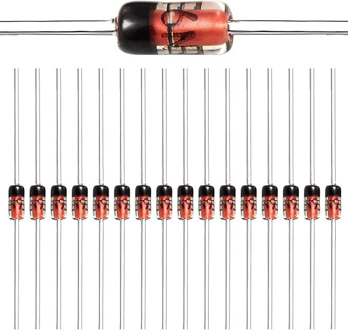 (Pack of 100 Pieces) Chanzon 1N914 Small Signal Fast Switching Diodes High-Speed Axial 200mA 100V DO-35 (DO-204AH) IN914 914 200 mA 100 Volt