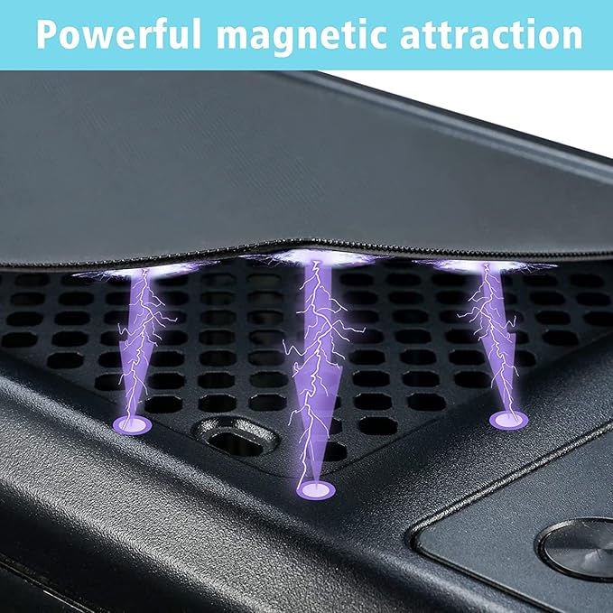 [4 Pack] 360x120mm PC Case Dust Mesh Filter, Magnetic Frame Computer Fan Dust Mesh PC Cooler Filter Dustproof PVC Cover Grills - Black