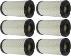 waltyotur 6 Pcs Air Filter 4163715 11013-1290 25 083 02-S 1G659-11222 Replacement for Kubota Bobcat Kawasaki Kohler