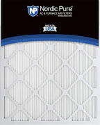Nordic Pure 25x25x1 (Actual Size: 24 1/2 x 24 1/2 x 3/4) Tru Mini Pleat MERV 11 AC Furnace Air Filters – 2.5X More Media for Extended Durability & Superior Filtration - 4 Pack