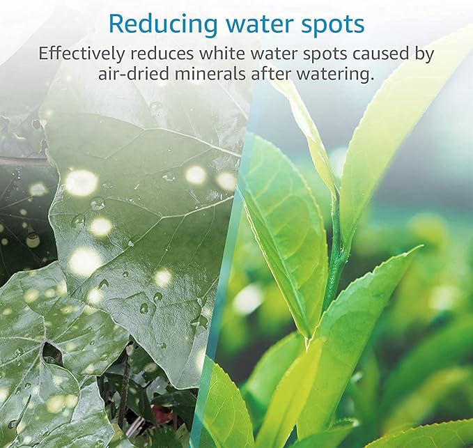 H&G lifestyles Misting System Calcium Inhibitor Filter for Patio Misters Inline Water Filter Effectively Reduce Hard Water Spots, Soften Water, Upgraded Formula