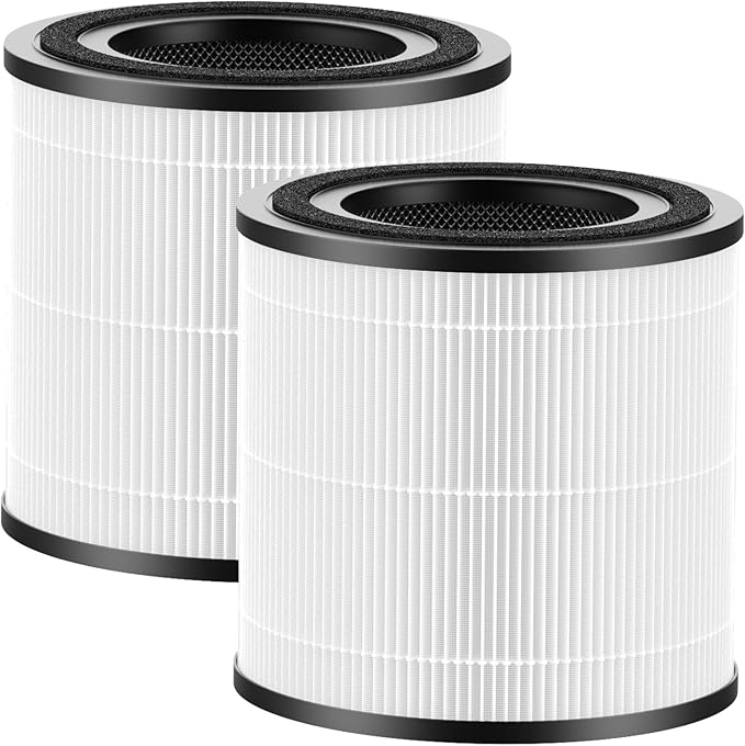 2 Pack 3389 HEPA Replacement Filter Compatible with Bissell MYair+ and MYair HUB 2905A 3179A, Part Number 3389