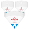 250 Pack of Premium Paint Strainers with 190 Micron Fine Mesh Filters - 3D Printing Ultra-Flow Blue Nylon Cone Strainers for Paint and Fluid Filtration