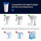 Culligan with ZeroWater Technology Replacement Filter 3-Pack, 5-Stage Advanced Water Filter – IAPMO Certified to Reduce Lead, Total PFAS (Forever Chemicals), Mercury, Fluoride, and Chlorine