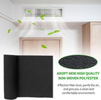 Activated Carbon Filter Carbon Air Pre Charcoal Hepa AC Vent Carbon Fabric Air Sheet for Air Purifiers (50 x 16 x 0.2)