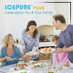ICEPURE PLUS NSF/ANSI 53 DA29-00020B Refrigerator Water Filter Compatible with Samsung DA29-00020A/B, DA29-00020B-1, HAF-CIN/EXP, 46-9101, RF4267HARS, 1PACK
