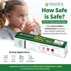 Heavy Metal Test Copper Test Kit Regular 1 Pack - at Home Water Testing Kits for Drinking Water, Heavy Metal Test Kit Water Tester, Copper Water Testing Kit for Water, Food, Urine, & Other Materials