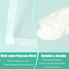 AQUANEAT Aquarium Filter Media Bags 15pcs Fish Tank Extra Fine 100 Micron Mesh Bags with Plastic Zipper for Activated Carbon (5.5" x 8")