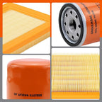 6485 Maintenance Kit for Generac 16-26kW Air Cooled Standby Generators - Compatible with 22kW 24kW Guardian Series, Includes 070185E Oil Filter, 0J8478S Air Filter, RC12YC Spark Plugs