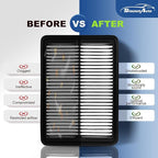 Engine & Cabin Air Filter for Hyundai Palisade 2020 2021 2022 2023 2024 2025 2026 Air filter for Car Replacement CA11943 97133-S8000 HAC-46207LB Automotive Accessories-2 Pack