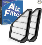 2-PACK Engine Air Filter CA10110 Replacement for Chevrolet Traverse 2009-2017, GMC Acadia 2007-2016, Buick Enclave 2008-2017, Outlook 2007-2010 Air Filter 15278634 Car Accessories
