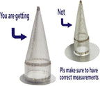 4 PCS-Cone-Type Stainless Steel Spark Arrestor 1.625” fit Honda CRF230 CRF250L CRF450 Kawasaki KLX125 KLX230 KLX230R KX450F KLR650 Yamaha TTR125 TT250 YZF426 SSR 125TR FMF Powercore 4 Can-Am Outlander