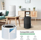 Core 300 Smoke Replacement Filter for LEVOIT Core 300-P Core 300 Core 300S Core 300S-P VortexAir Air Purifie-r, Core 300-RF, 4-in-1 HEPA Activated Carbon, 2 Pack, Blue