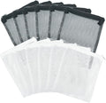 Aquarium Media Mesh Filter Bags with Zipper - Reusable for Activated Carbon & Ceramic Rings