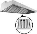 New Star Foodservice 54323 Stainless Steel Hood Filter, 16" W x 20" H, Set of 6