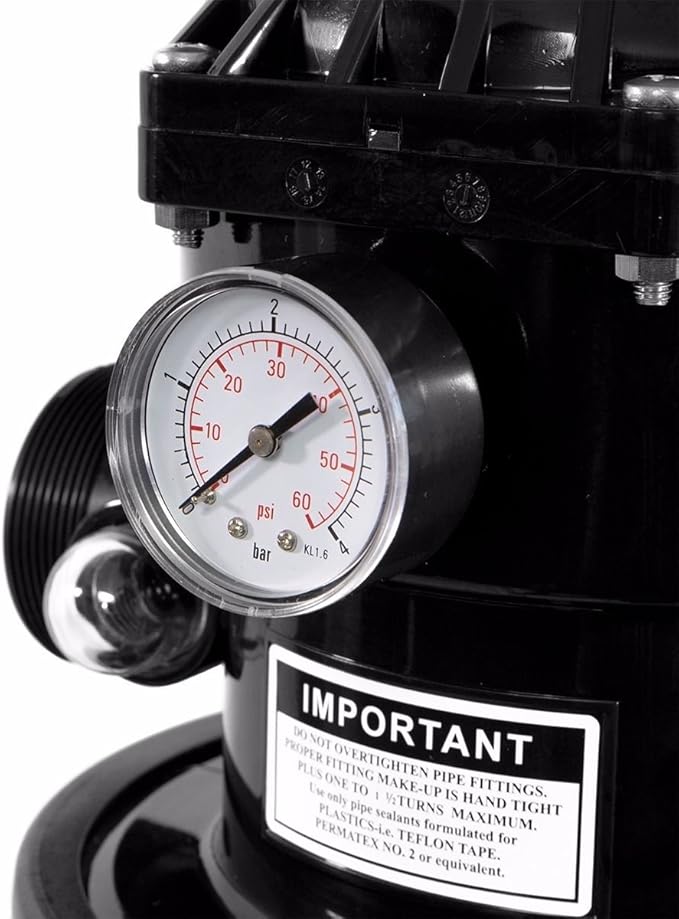 XtremepowerUS 19" InGround Above Pool Sand Filter System For Swimming Pool Up To 24,000 Gallons