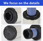 P821575 & P822858 Outer Inner Air Filter Set - Compatible with Donaldson FPG05 Air Cleaners, Kawasaki 11013-7044 & 11013-7045, Donaldson Kohler 25-083-01-S