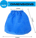 3 Pack VRC2 Cloth Filter for Vacmaster 1.5 to 3.2 Gallon Wet/Dry Vacuums, Also fit for Armor All AA155 AA256 AA255 2.5 Gallon Shop VAC Microlined