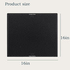 Carbon Filter 500 for Drieaz HEPA500 16'' x 16'' x 1'' & BlueDri & VEVOR Air Purifier, Air Scrubber Actived Carbon BD-AS-550 F301H - 2 Pack Activated Filter
