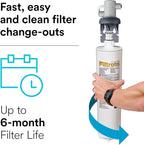 Filtrete Advanced Under Sink Quick Change Water Filtration Filter 3US-PF01, for use with 3US-PS01 System | (Pack of 2)