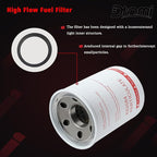 30 Micron Spin-on Fuel Filter Element, 25 GPM Diesel Gasoline Compatible With Mobile and Stationary Diesel Fuel Tank Pump