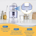 4Pack Replacement Ceramic Dome Water Filter 0.2 to 0.5 micron for Countertop Portable Water Purification System