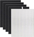 D480 True HEPA Replacement Filter D4, Compatible with Winix D480 Air Purifier, Compare to D4 Filter, Item Number 1712-0100-00, 1 H13 True HEPA Filters + 4 Activated Carbon Pre-Filters