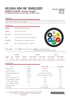 6C 20AWG AMSB Shielded Cable Wire (UL2464) - Highly Flexible Str TC, PVC Ins, OS+TC BRD, PVC JKT for CNC Machine, Stepper Motor, VFD Spindle (Matte Black 100FT)