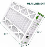 EconoHome 16x25x4 AC Furnace Pleated Air Filter MERV 11 Replacement – Allergen Defense, 1 Pack, Fits Lennox (X6670), Honeywell (FC100A1029) filters. (Actual size: 15.94 x 24.86 x 4.36 Inches)