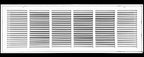 HVAC Premium 36 x 6 Duct Opening Steel Return Air Filter Grille, for 1-inch Filter, Removable Door, Flat Stamped HVAC Vent Cover Grille, Outer Dimensions 38.5 x 8.5