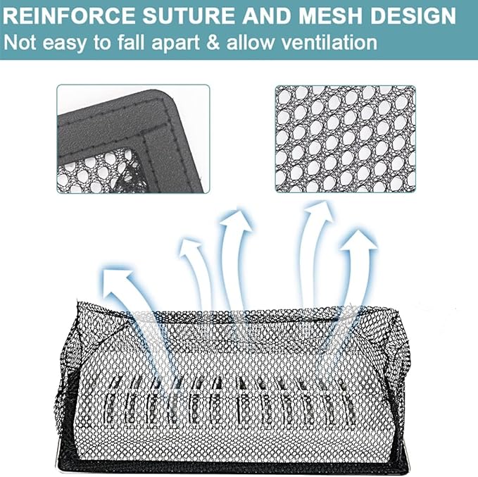 Floor Register Cover Trap, Floor Air Vent Cover Screen for Home Air Vent Filters 5-Pack Floor Vent Mesh Filters Net Trap (2 x 14 Inch)