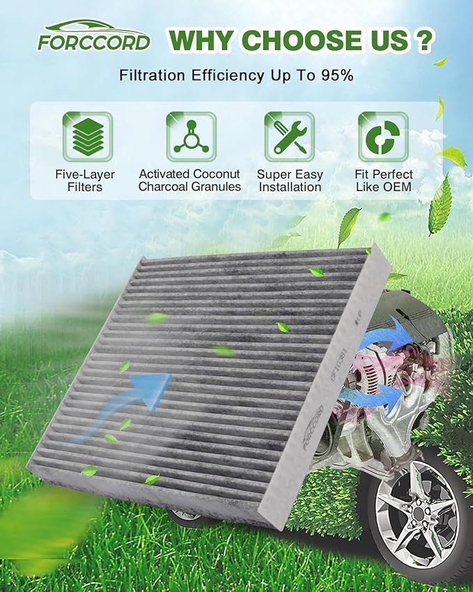 Cabin & Engine Air Filter Fit for Nissan Pathfinder 3.5L 2022-2025 2026, INFINITI QX60 3.5L 2022-2025 2026 Filter Replacement 272775NA1A 16546-6TA0A Car Accessories