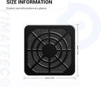 40mm Fan Filter Dustproof Cover, 2 Pack Dust Filter PC Case Fan Grill ABS Protective Dust Guard Mesh Cover for DIY Computer Case Fans, Effective Dustproof Protection (40 * 40mm)