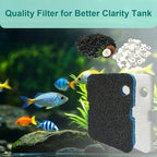 18 Pack Filter Media Compatible with Penn-Plax Cascade 1200 & 1500 CCF4UL/CCF5UL Canister Aquarium Filters, Includes Bio Sponge Filters, White Floss Pads, Activated Carbons, Ceramic Rings & Mesh Bags